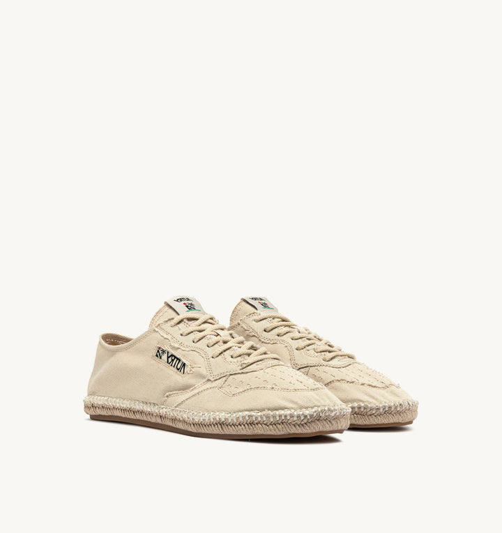 AUTRY SANDY ESPADRILLES IN IVORY CANVAS