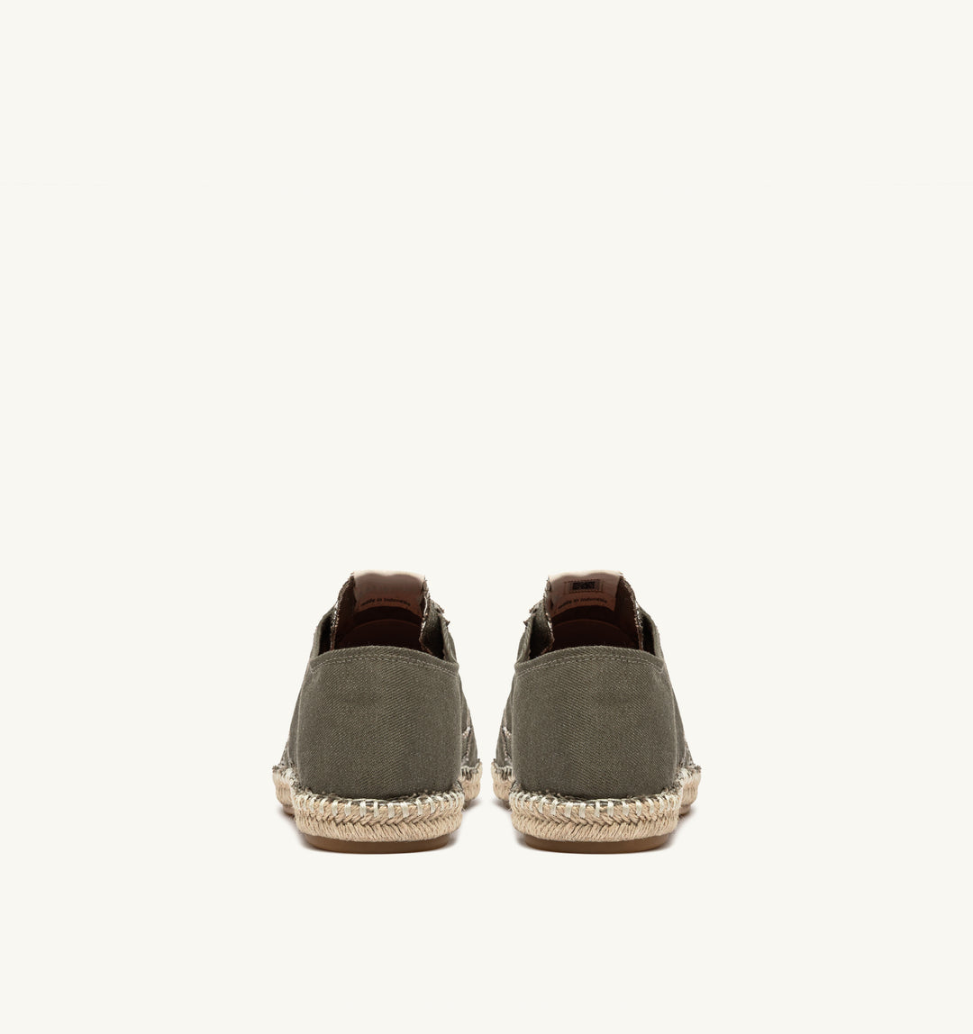 AUTRY SANDY ESPADRILLES IN MILITARY CANVAS