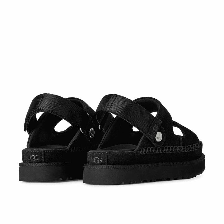 UGG GOLDENSTAR GLIDE BLACK סנדלי גולדנסטאר גלייד שחור לנשים