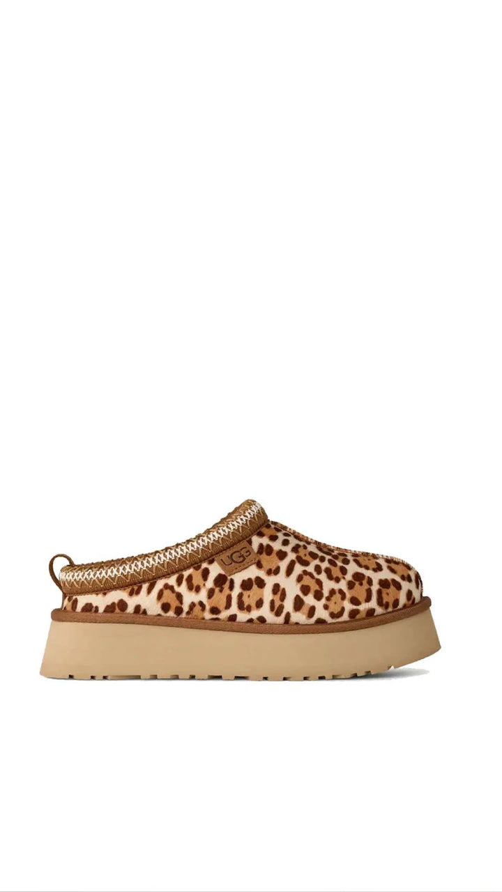 UGG WOMEN'S TAZZ PLAINS FELICITY LEOPARD JASMINE כפכפי טאז מנומר לנשים מהדורה מוגבלת