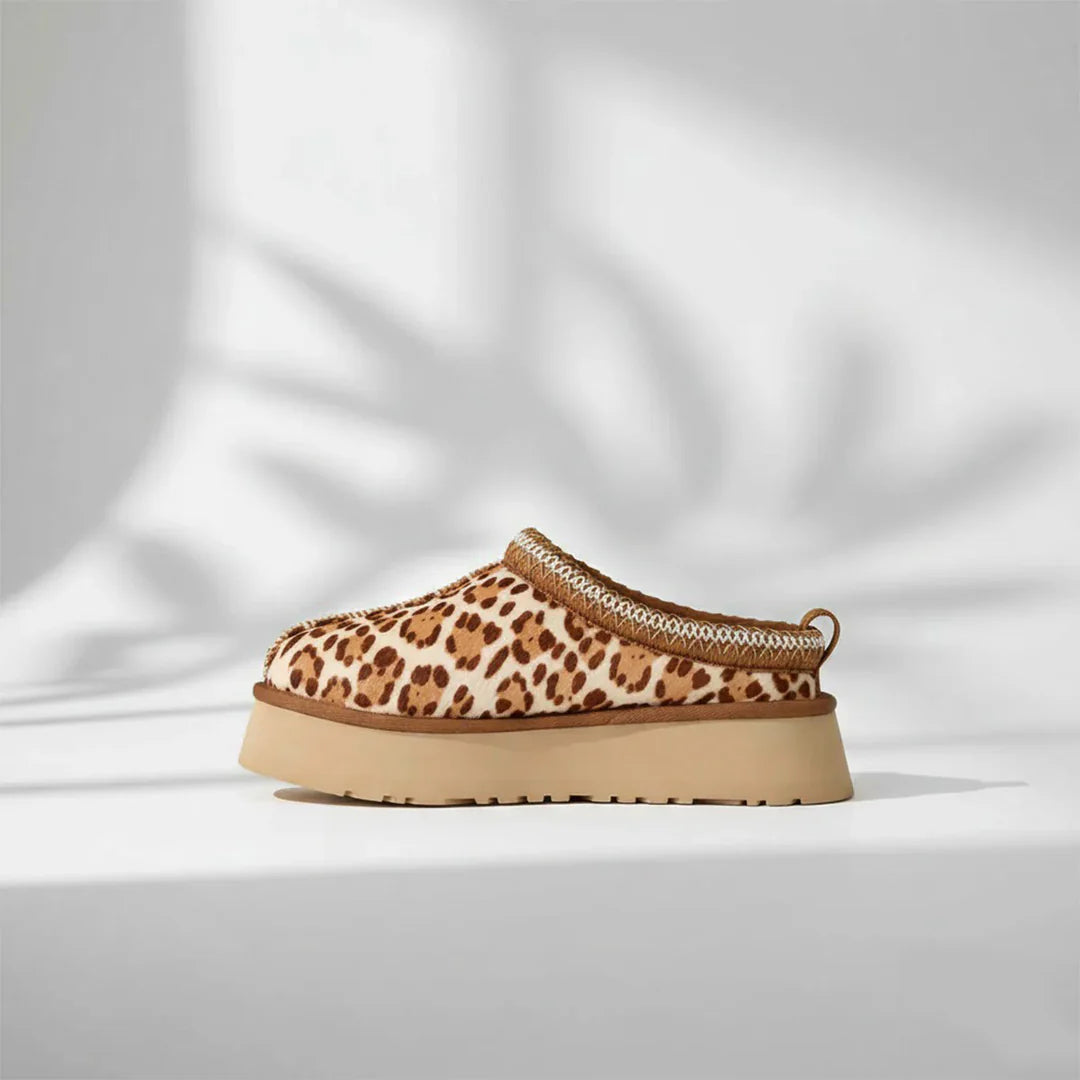 UGG WOMEN'S TAZZ PLAINS FELICITY LEOPARD JASMINE כפכפי טאז מנומר לנשים מהדורה מוגבלת