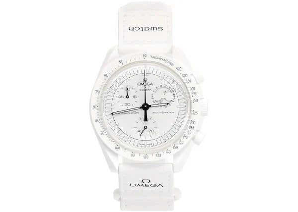 SWATCH X OMEGA BIOCERAMIC MOONSWATCH MISSION TO MOONPHASE SNOOPY SO33W700 שעון אומגה בשיתוף פעולה עם סווטש