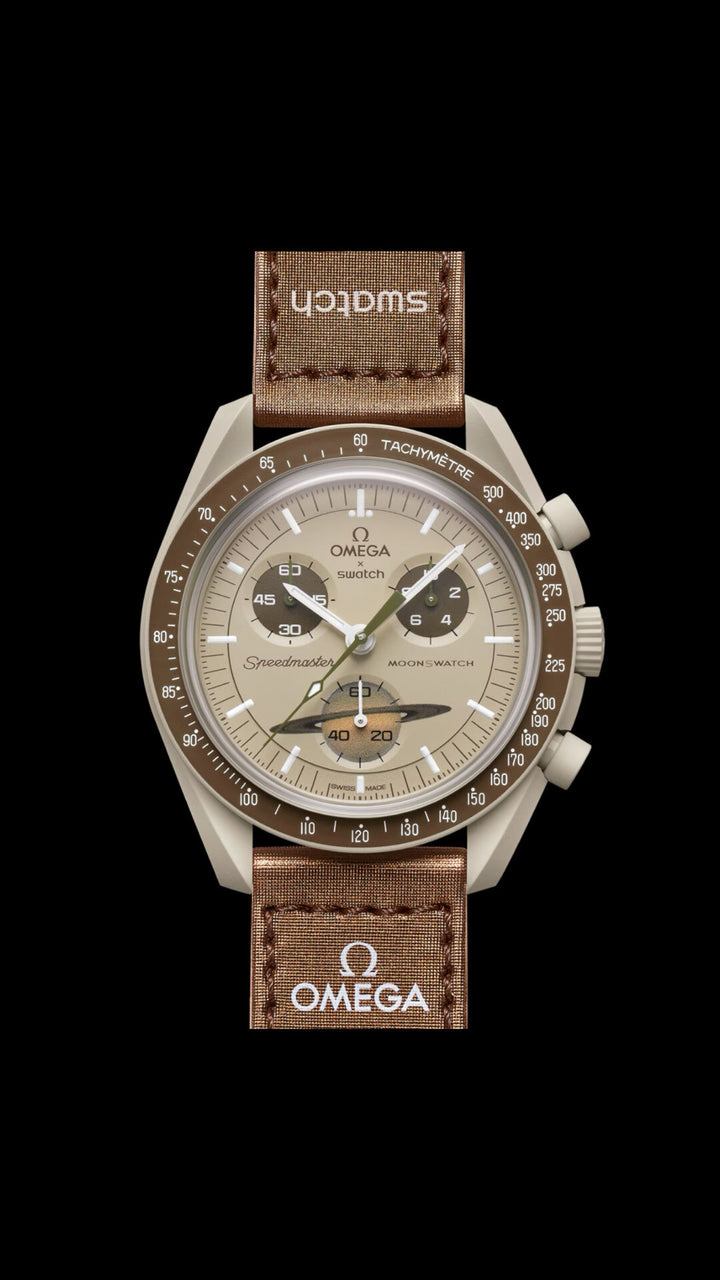 OMEGA X SWATCH MISSION TO SATURN אומגה סווטש סטורן
