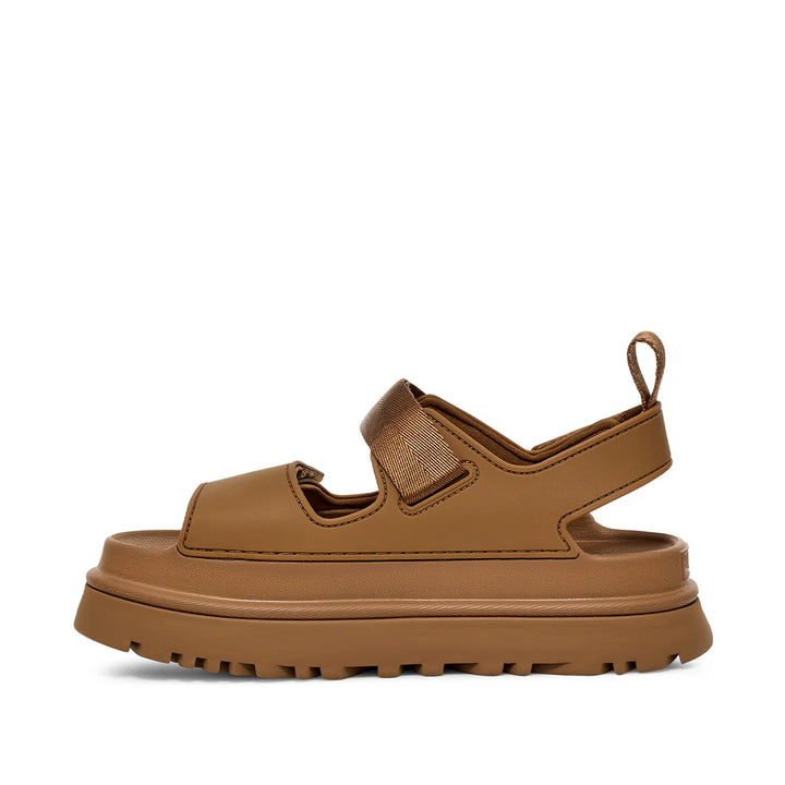 UGG GOLDENGLOW BISON BROWN סנדלי גולדנגלואו חום לנשים