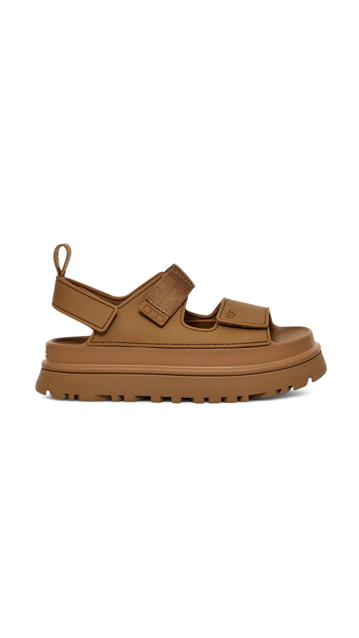 UGG GOLDENGLOW BISON BROWN סנדלי גולדנגלואו חום לנשים
