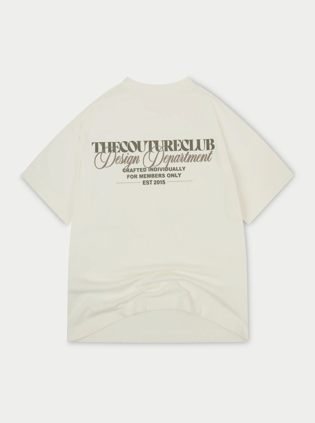 DESIGN DEPARTMENT GRAPHIC T-SHIRT OFF WHITE/OLIVE