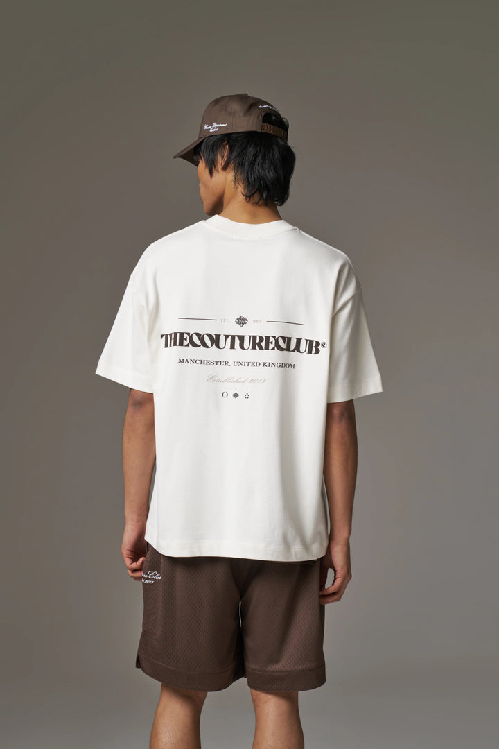 COPYRIGHT MULTI GRAPHIC T-SHIRT
OFF WHITE