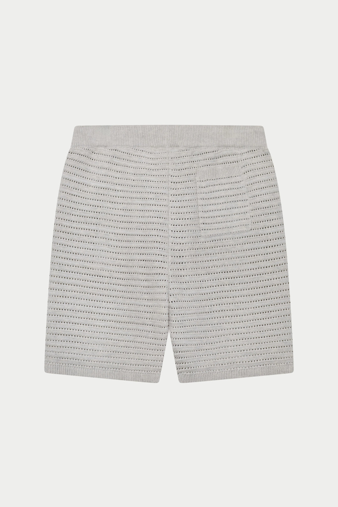 KNITTED SHORTS LIGHT GREY