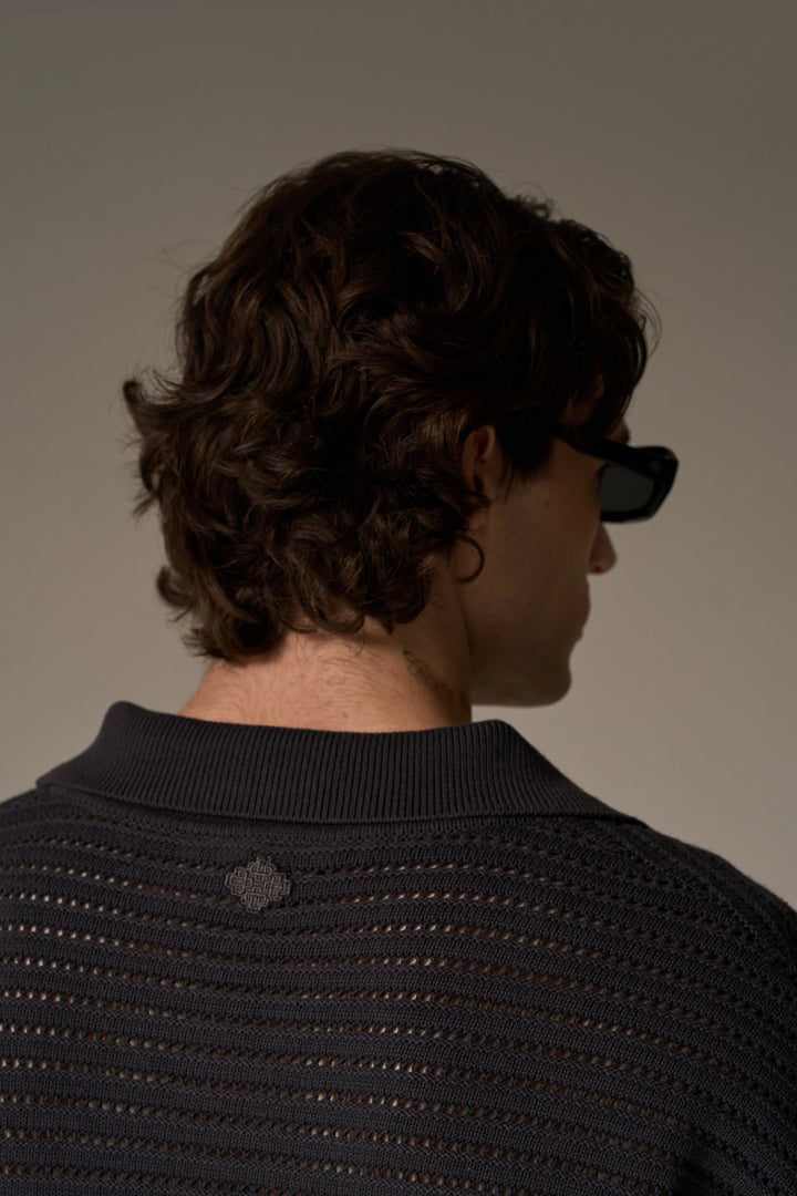 KNITTED POLO SHIRT
CHARCOAL