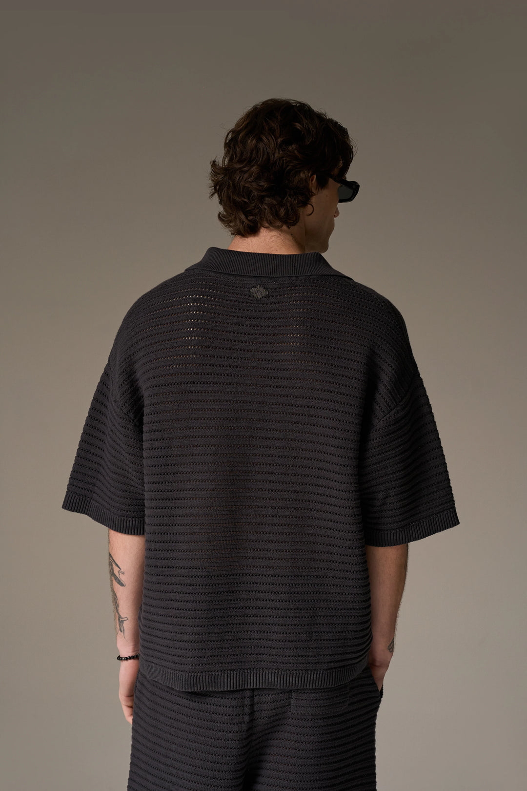 KNITTED POLO SHIRT
CHARCOAL