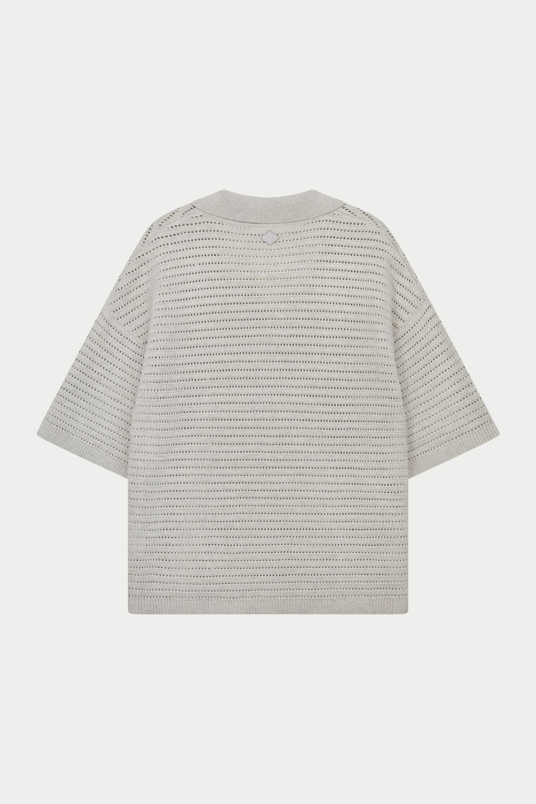 KNITTED POLO SHIRT
LIGHT GREY