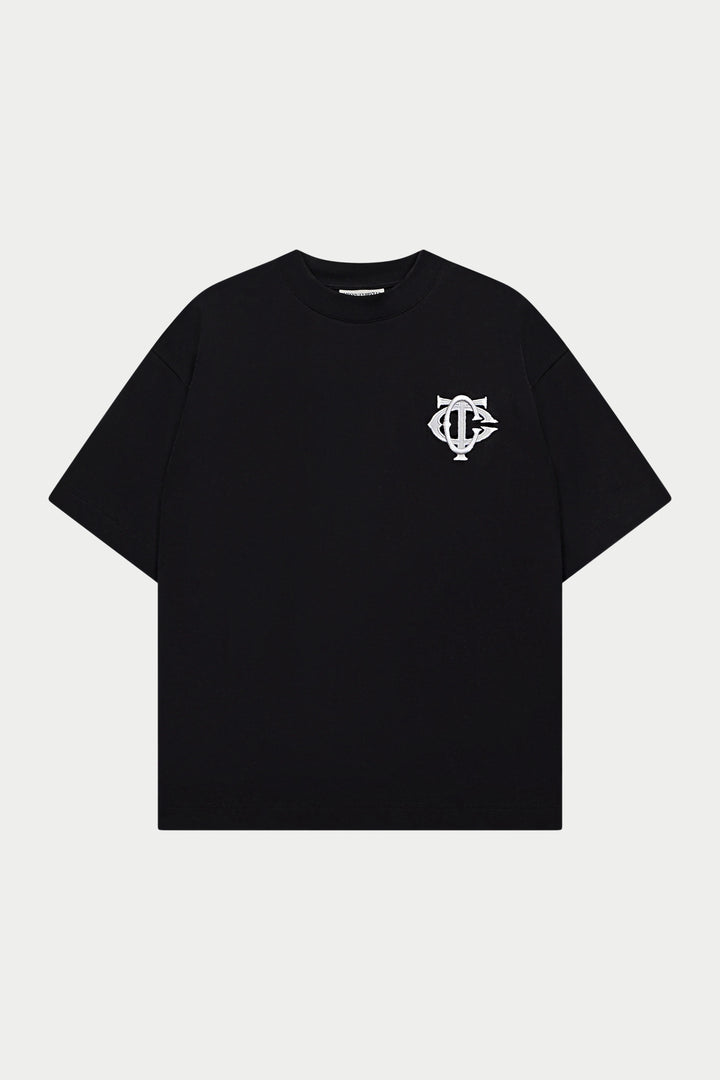 MONOGRAM EMBLEM T-SHIRT
BLACK