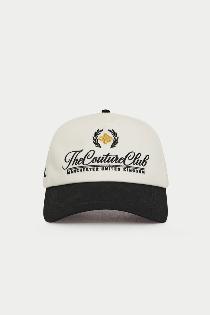 LAUREL EMBROIDERY CAP
BLACK