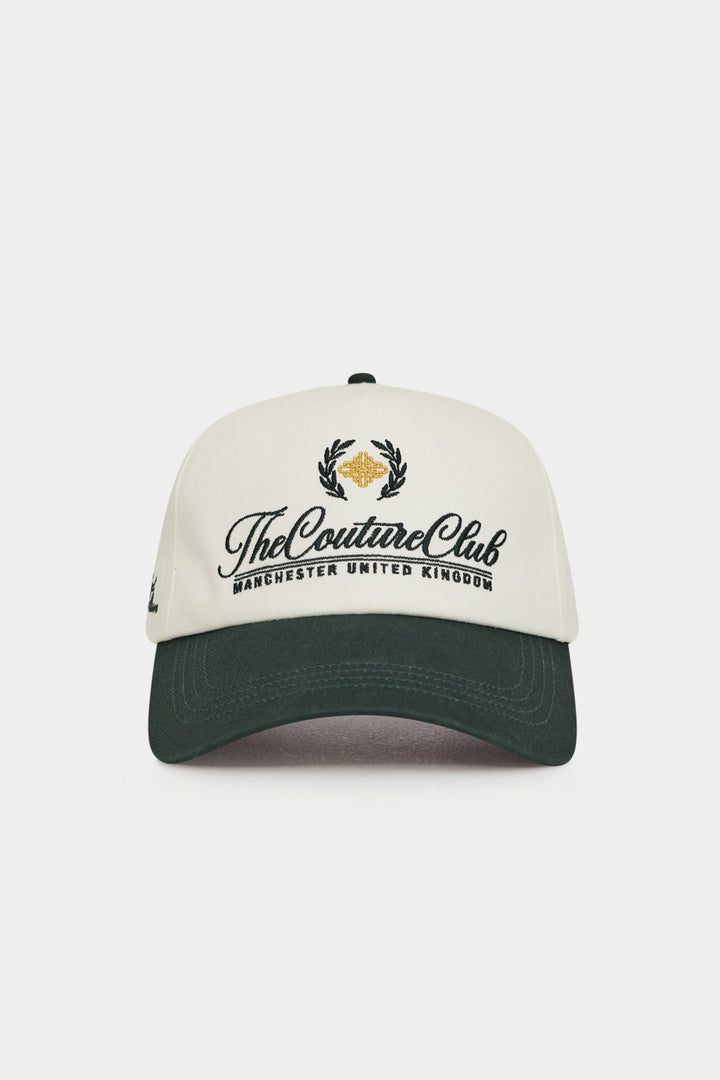 LAUREL EMBROIDERY CAP
FOREST GREEN