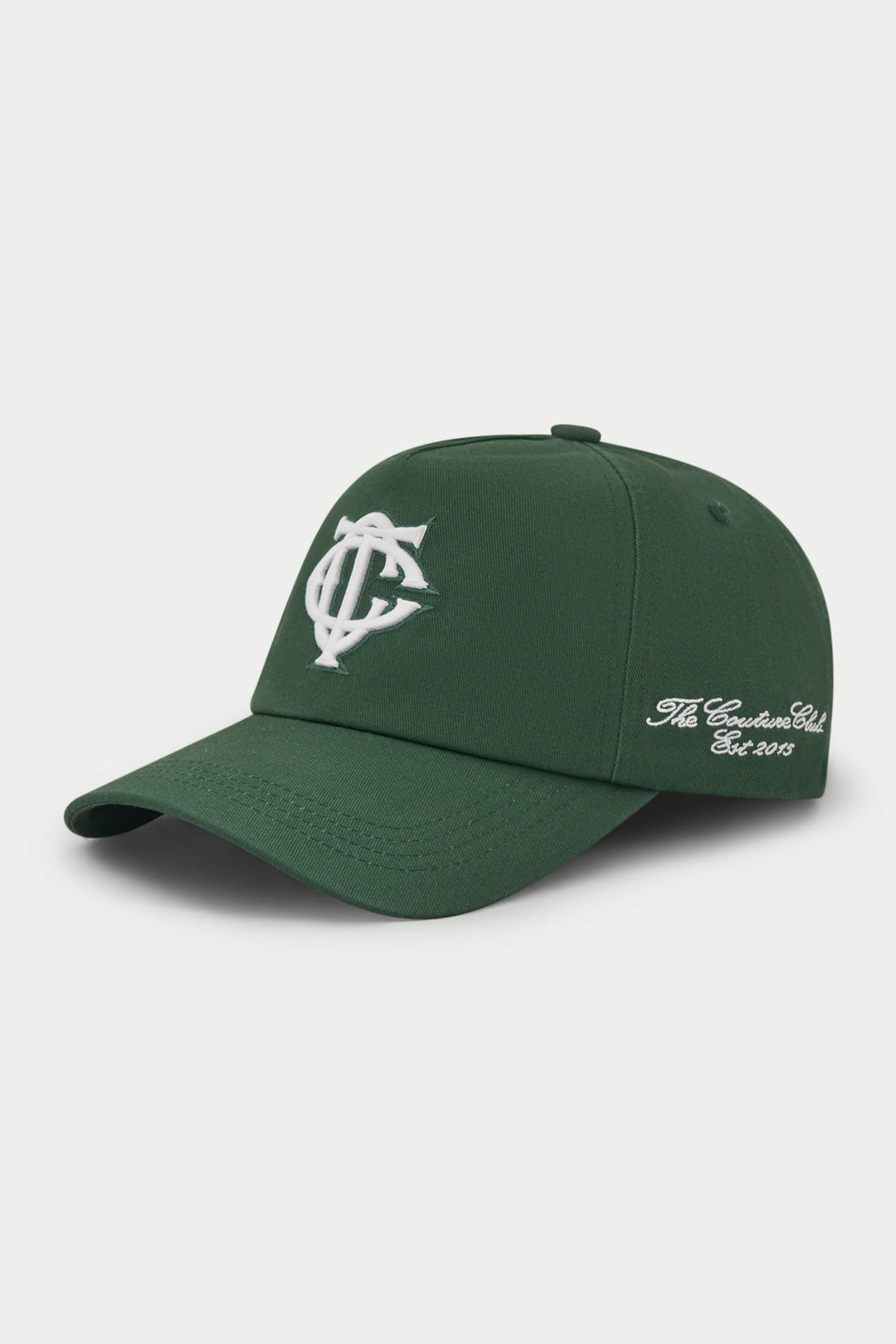 MONOGRAM EMBLEM CAP GREEN