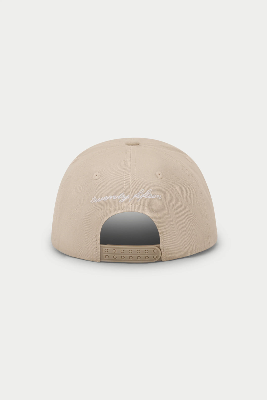 MONOGRAM EMBLEM CAP BEIGE