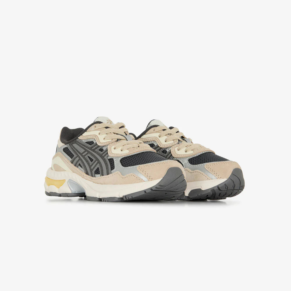 ASICS GEL-NYC BLACK/BEIGE KIDS PS סניקרס אסיקס ג׳ל ניו יורק לילדים