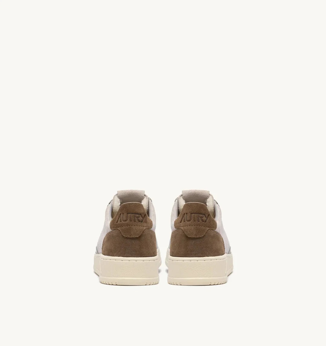 AUTRY MEDALIST LOW MEN TRIC/SUEDE VAPOR/CIGAR