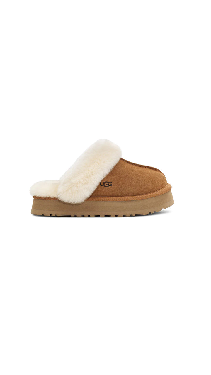 UGG WOMEN'S DISQUETTE CHESTNUT כפכפי נשים דיסקוטה חום