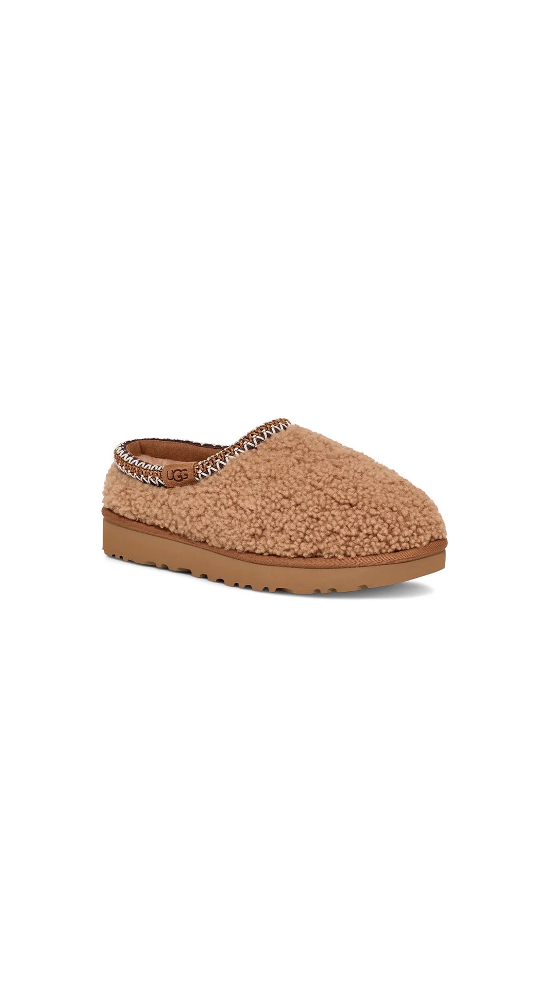 UGG TASMAN MAXI CURLY CHESTNUT כפכפי טזמן מקסי קרלי נשים חום
