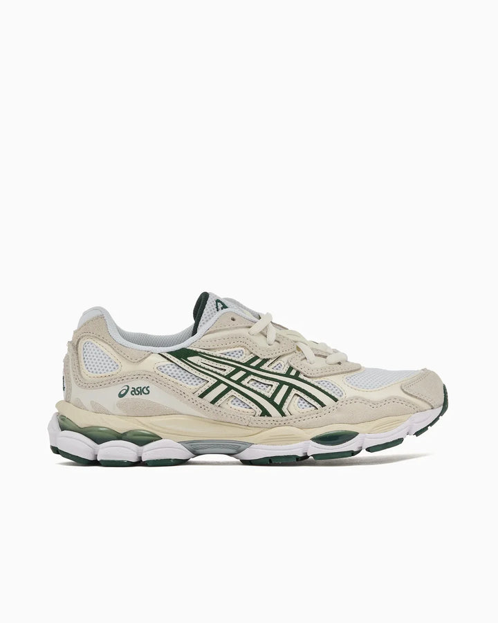 ASICS Gel-Nyc in Ivory & Forest Night