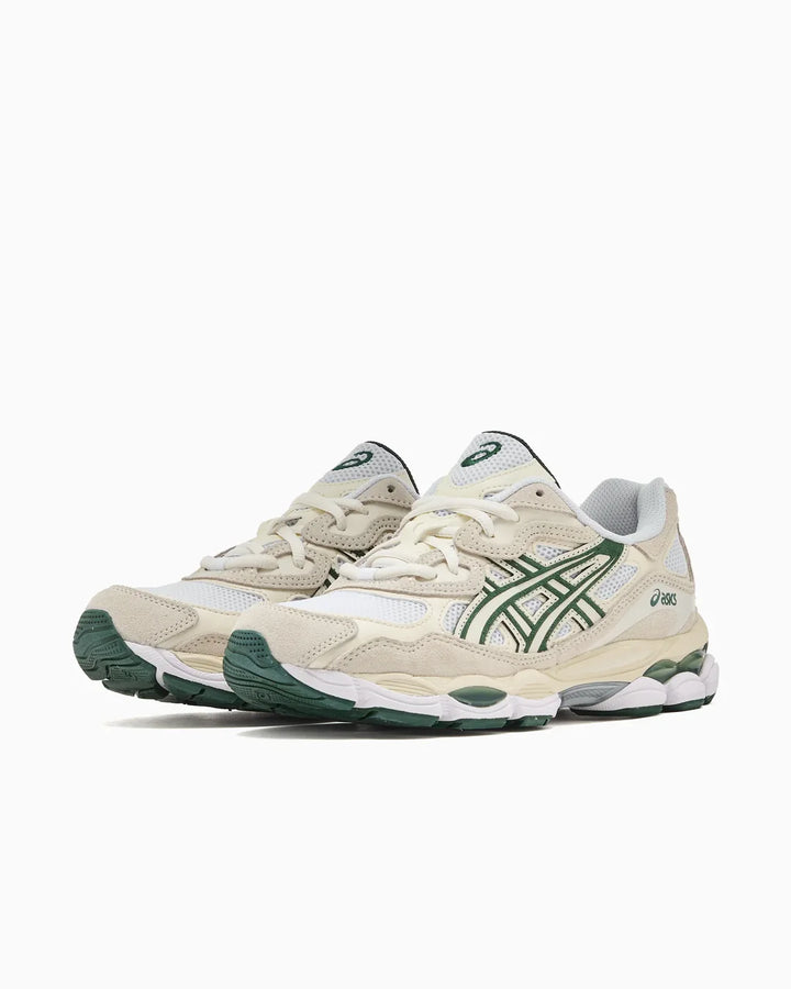 ASICS Gel-Nyc in Ivory & Forest Night