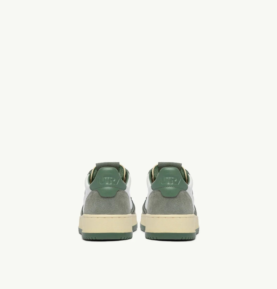 AUTRY SNEAKERS MEDALIST LOW SNEAKERS IN MILITARY AND SEA SPAY SUEDE AND LEATHER AULM - BW02