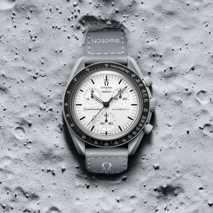 SWATCH X OMEGA BIOCERAMIC MOONSWATCH 1965 SO33M106 שעון אומגה בשיתוף פעולה עם סווטש