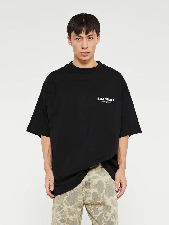 ESSENTIALS CLASSIC TEE - JET BLACK