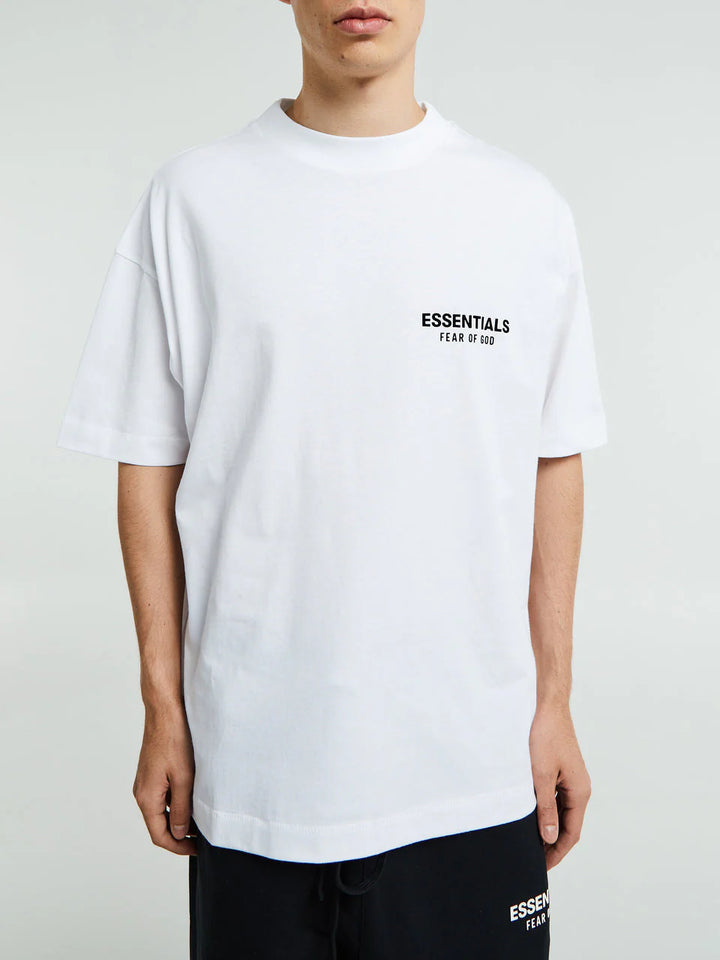ESSENTIALS CLASSIC TEE - BRIGHT WHITE