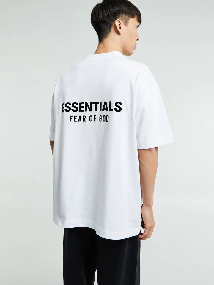 ESSENTIALS CLASSIC TEE - BRIGHT WHITE