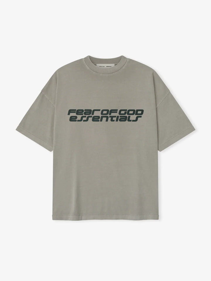 ESSENTIALS LOS ANGELES 90S TEE SMOKE GREY