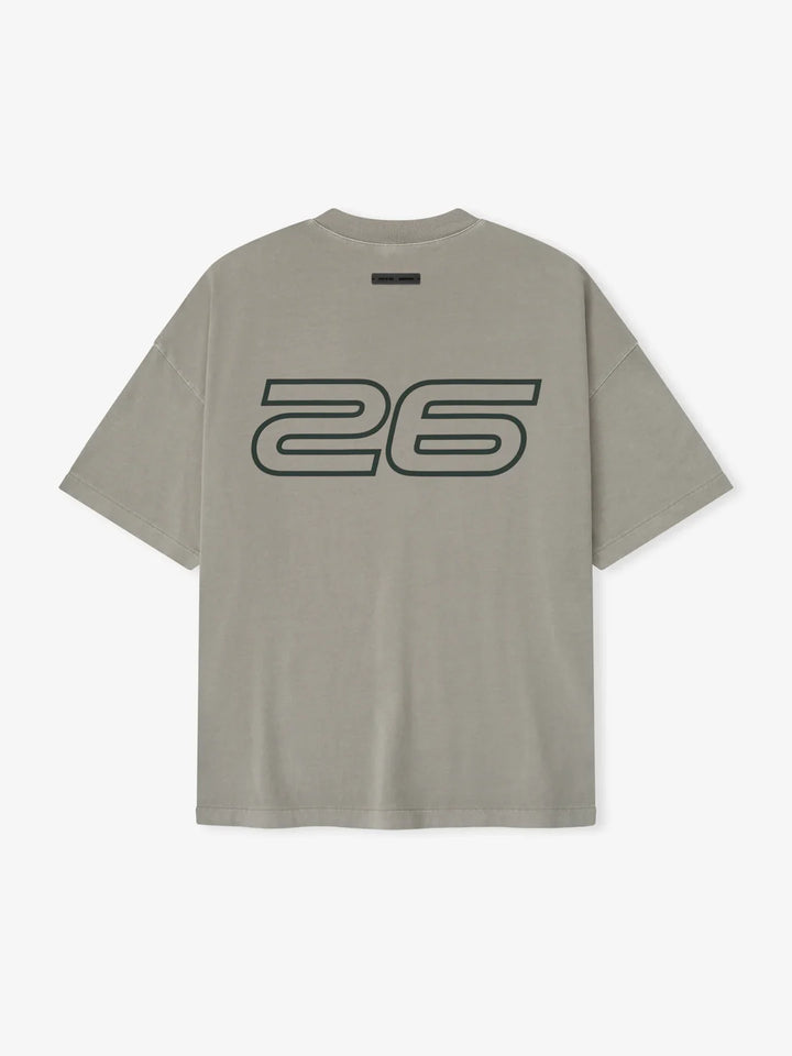 ESSENTIALS LOS ANGELES 90S TEE SMOKE GREY