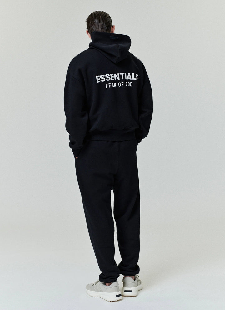 ESSENTIALS CLASSIC HOODIE | JET BLACK