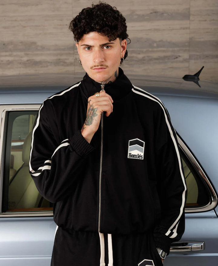 RACING TRACK JACKET BLACK