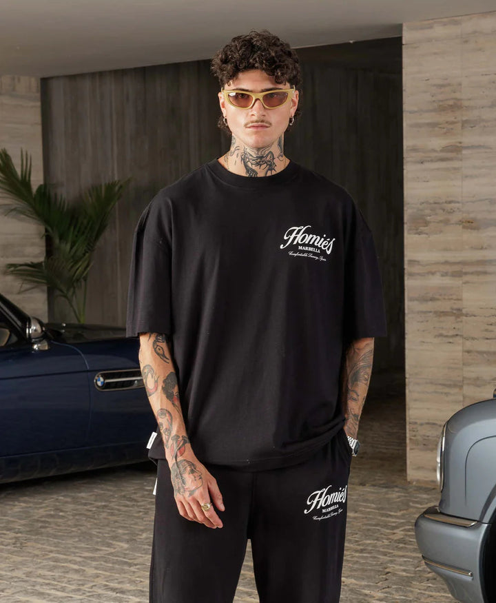 HOMIES ESSENTIALS T-SHIRT BLACK