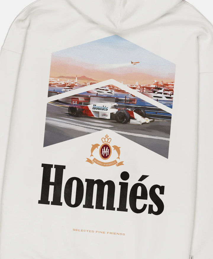 RACING LIMITED HOODIE VINTAGE WHITE