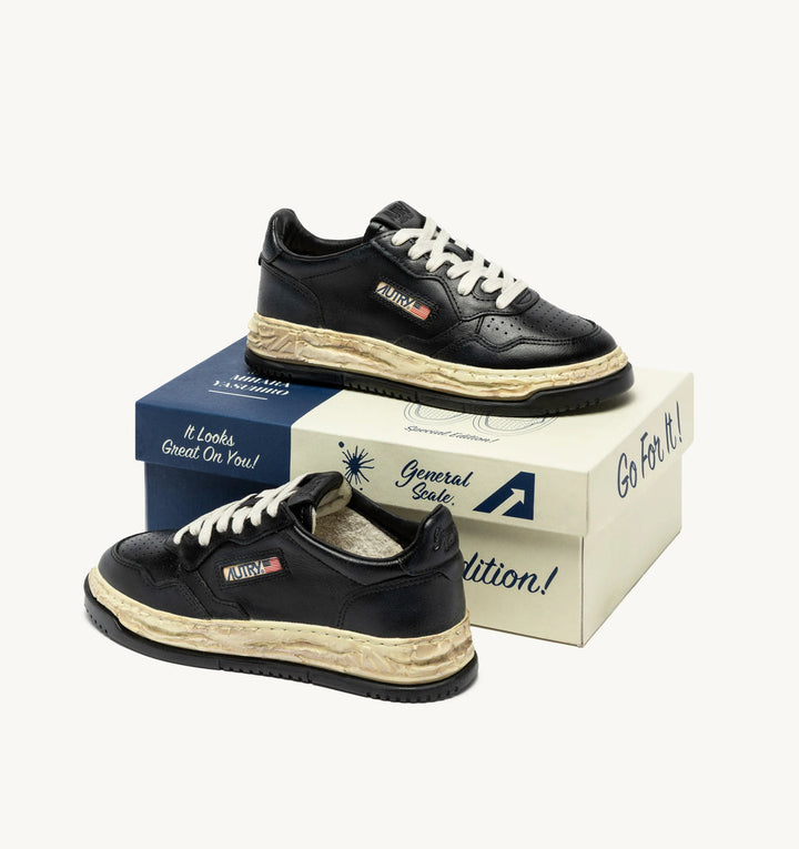 AUTRY X MAISON MIHARA YASUHIRO SUPVINT LOW MAN BLACK MMY2
