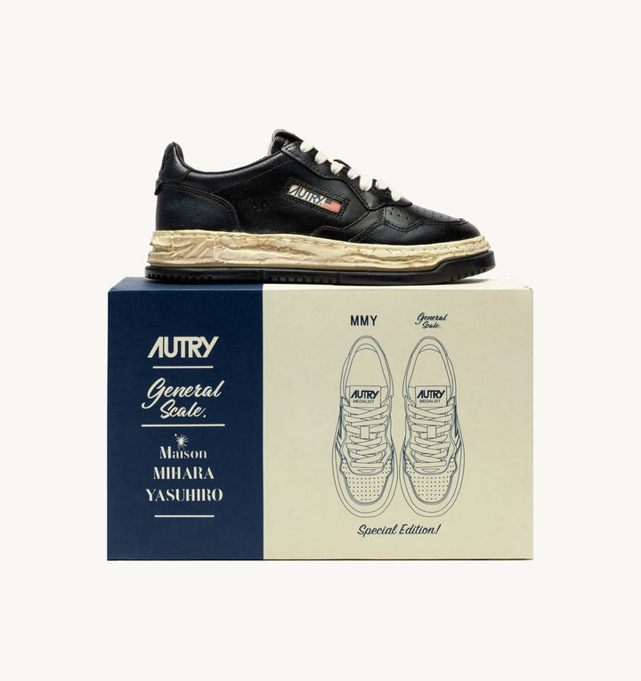 AUTRY X MAISON MIHARA YASUHIRO SUPVINT LOW MAN BLACK MMY2
