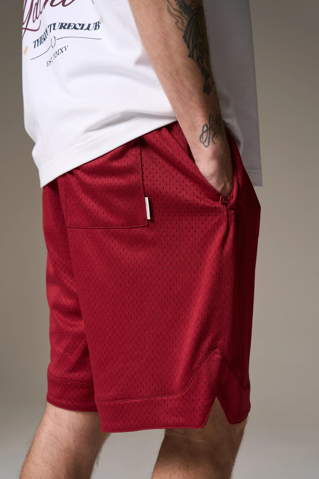 AIRTEX SHORTS BURGUNDY